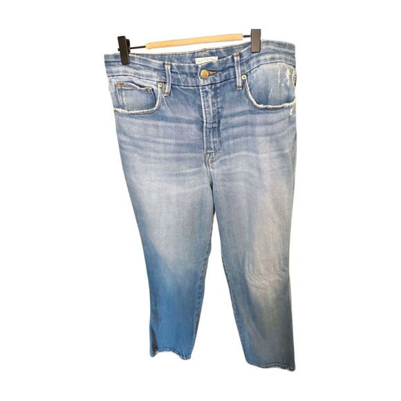 Good American Good Curve Straight Jeans, Size 10 - Picture 1 of 3